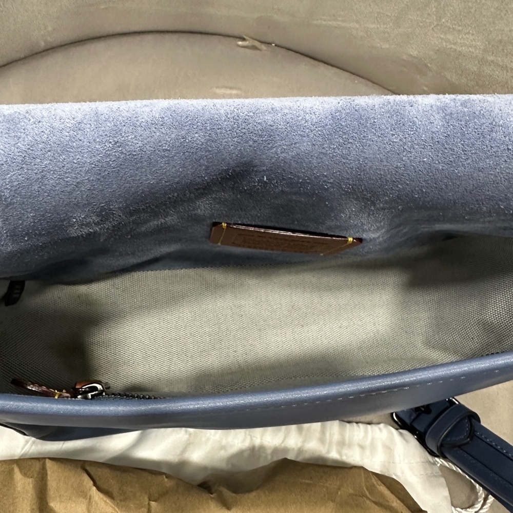 Coach Soft Tabby Blue Shoulder Bag - Picture 8 of 10